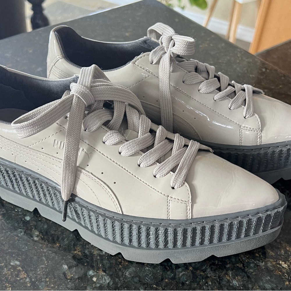 Fenty x Puma Pointy Creeper Patent 'Dove' 366270-02